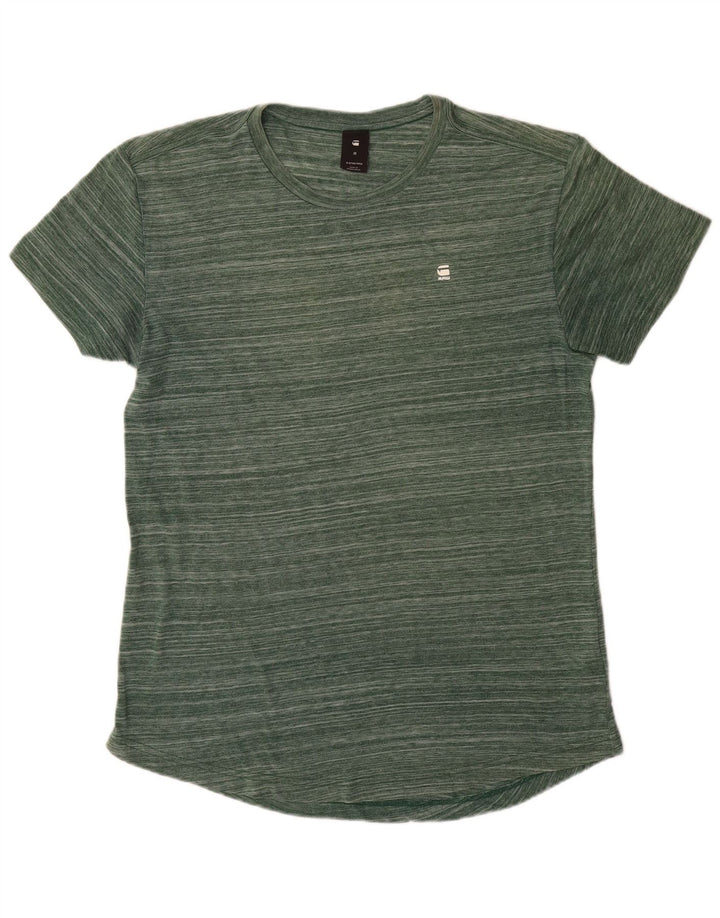 Tricou Bărbați G-STAR Top Poliester cu dungi verzi medii