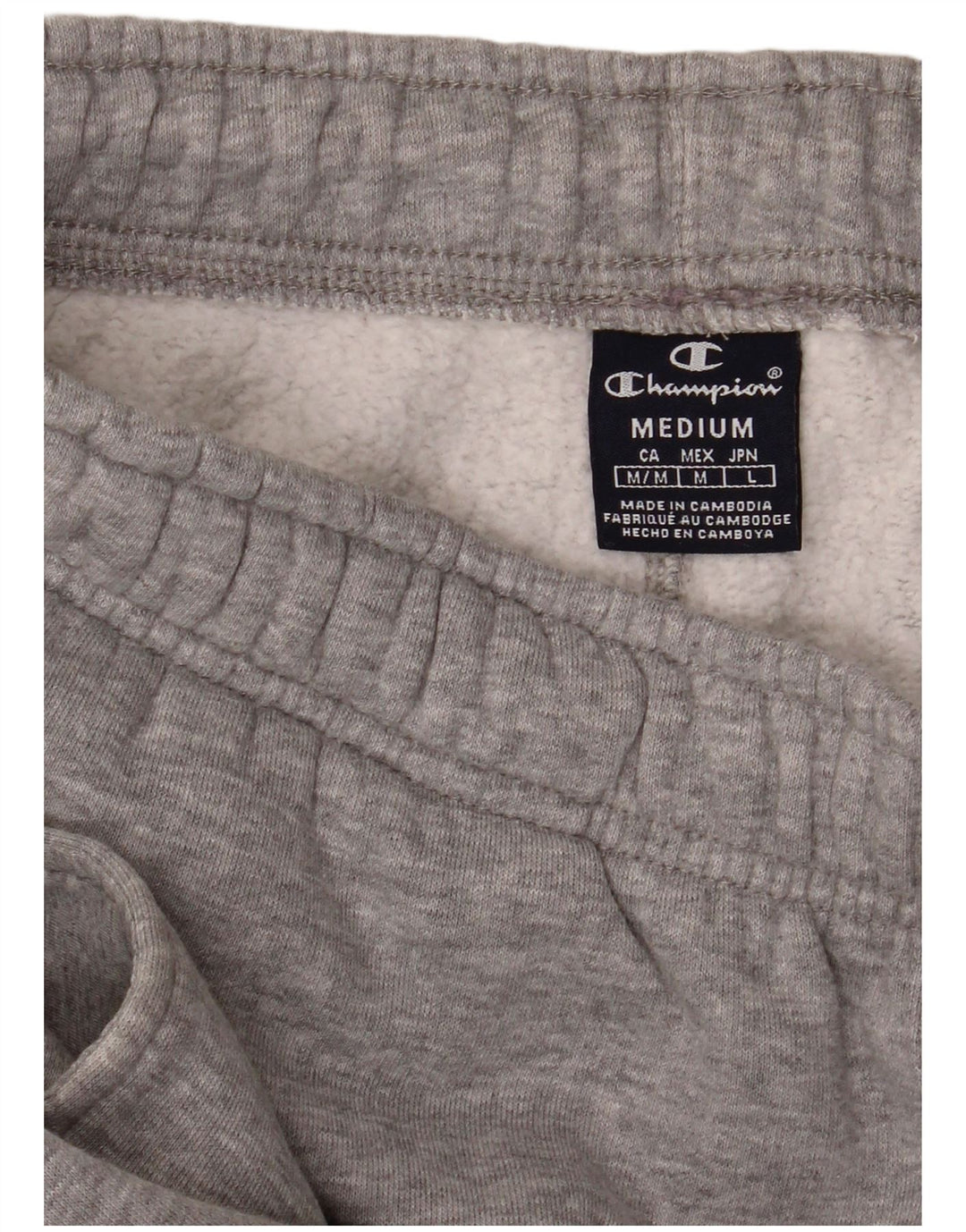 Champion Mens Graphic Tracksuit Trousers Joggers Medium  Grey