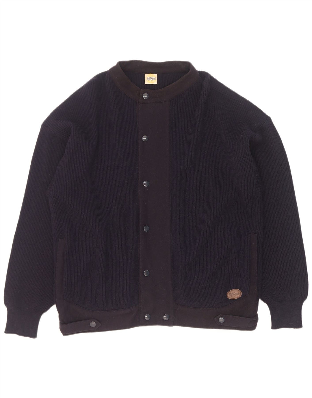 Ruffo Cardigan Pull XL Bleu Marine Homme