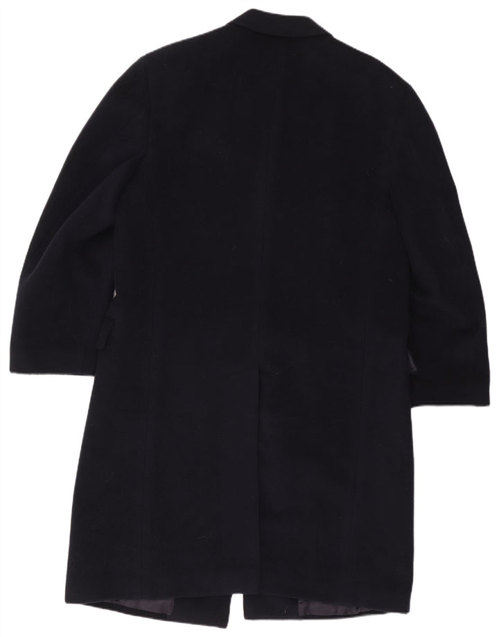 Cappotto Uomo Canali IT 54 2XL Blu Navy Lana Classico