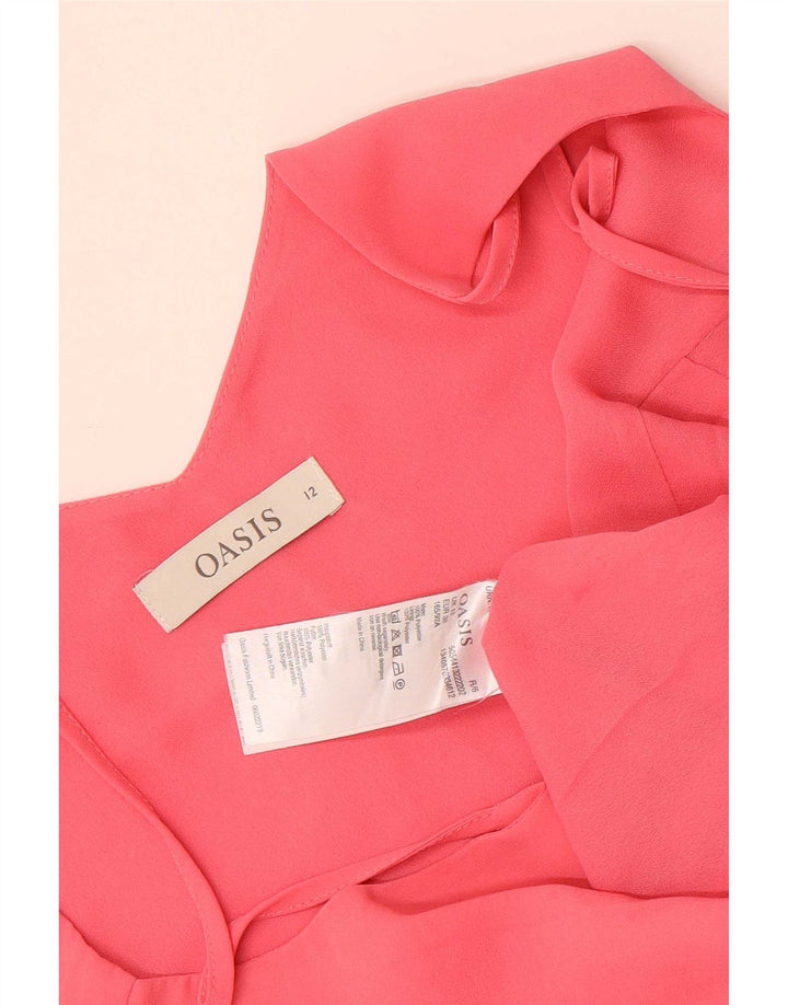 Oasis Damen Cami Top UK 12 Mittelrosa Polyester