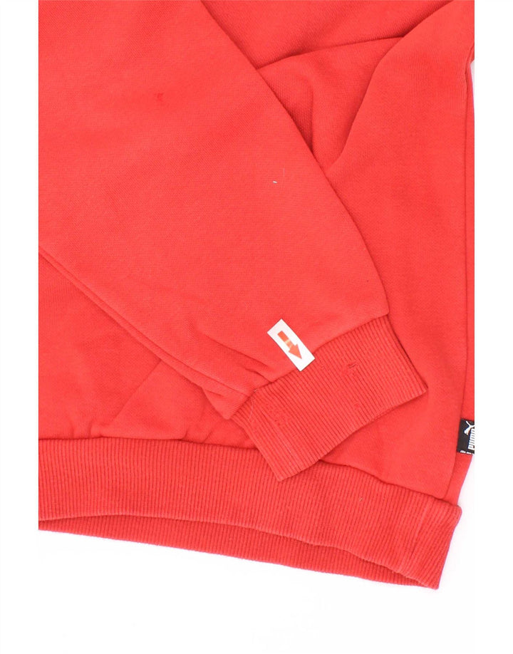 Puma Boys Graphic Sweatshirt Jumper 13-14 Years Red