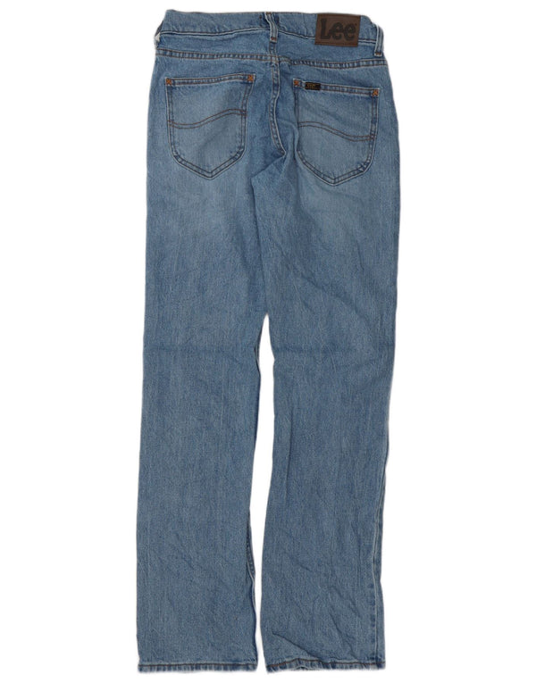 Lee Herren Straight Jeans W29 L32 Blaue Baumwolle