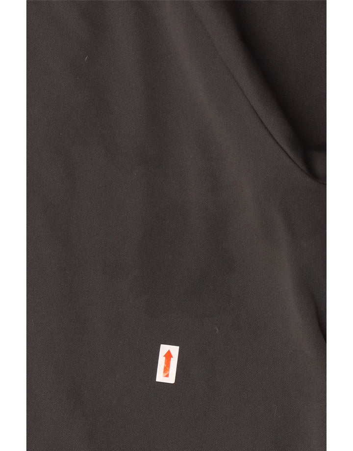 NIKE Mens Dri Fit Hoodie Jumper Medium Grey Colourblock Polyester