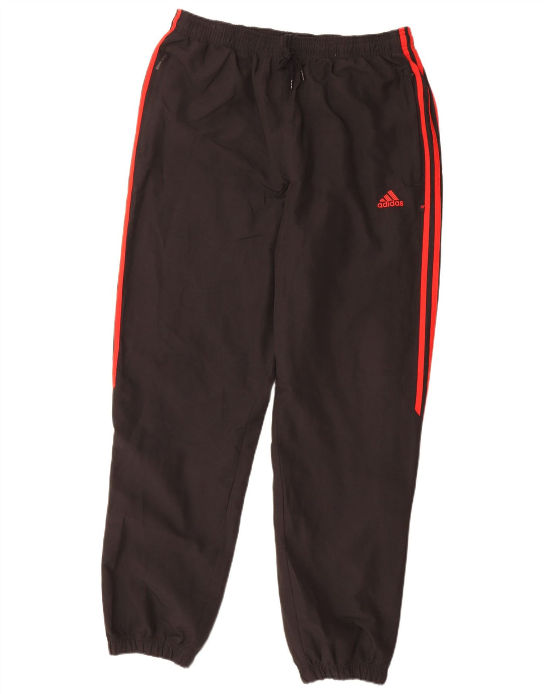 Adidas Mens Tracksuit Trousers Joggers Large Black Polyester