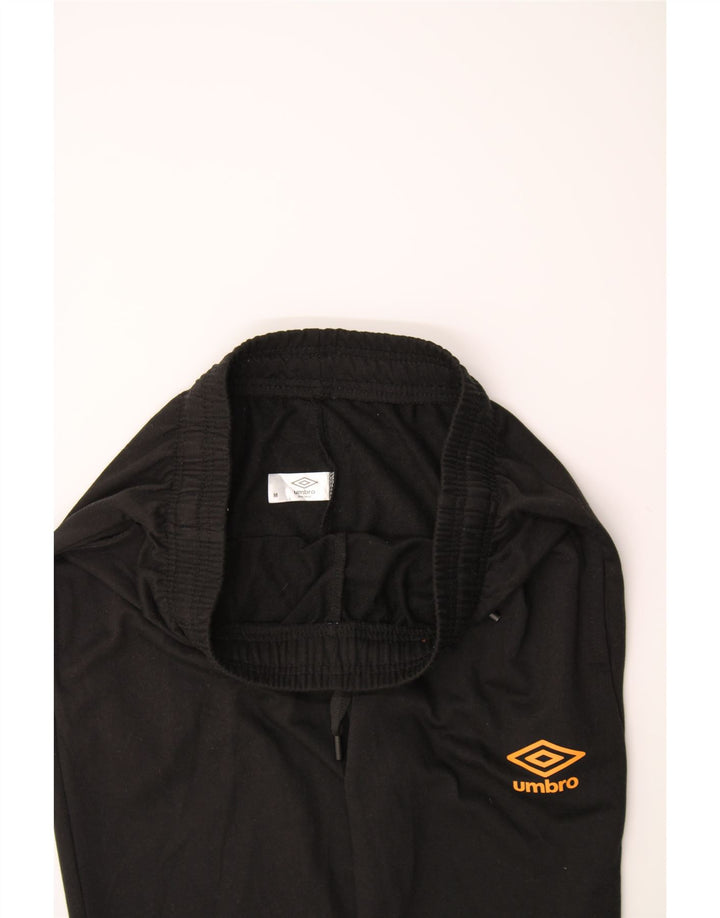 UMBRO Mens Tracksuit Trousers Joggers Medium Black Cotton Vintage Umbro and Second-Hand Umbro from Messina Hembry 