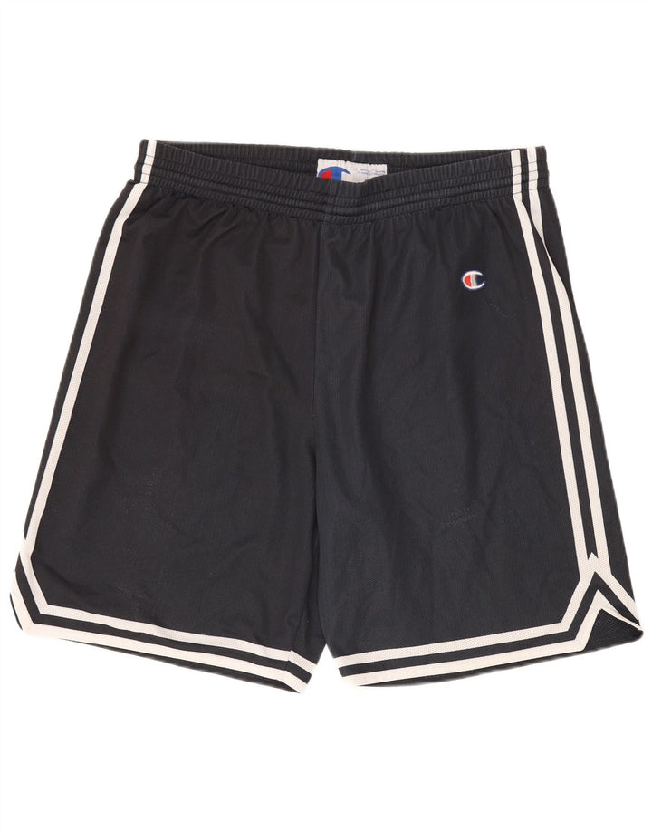 Champion Mens Sport Shorts XL Navy Blue Polyester