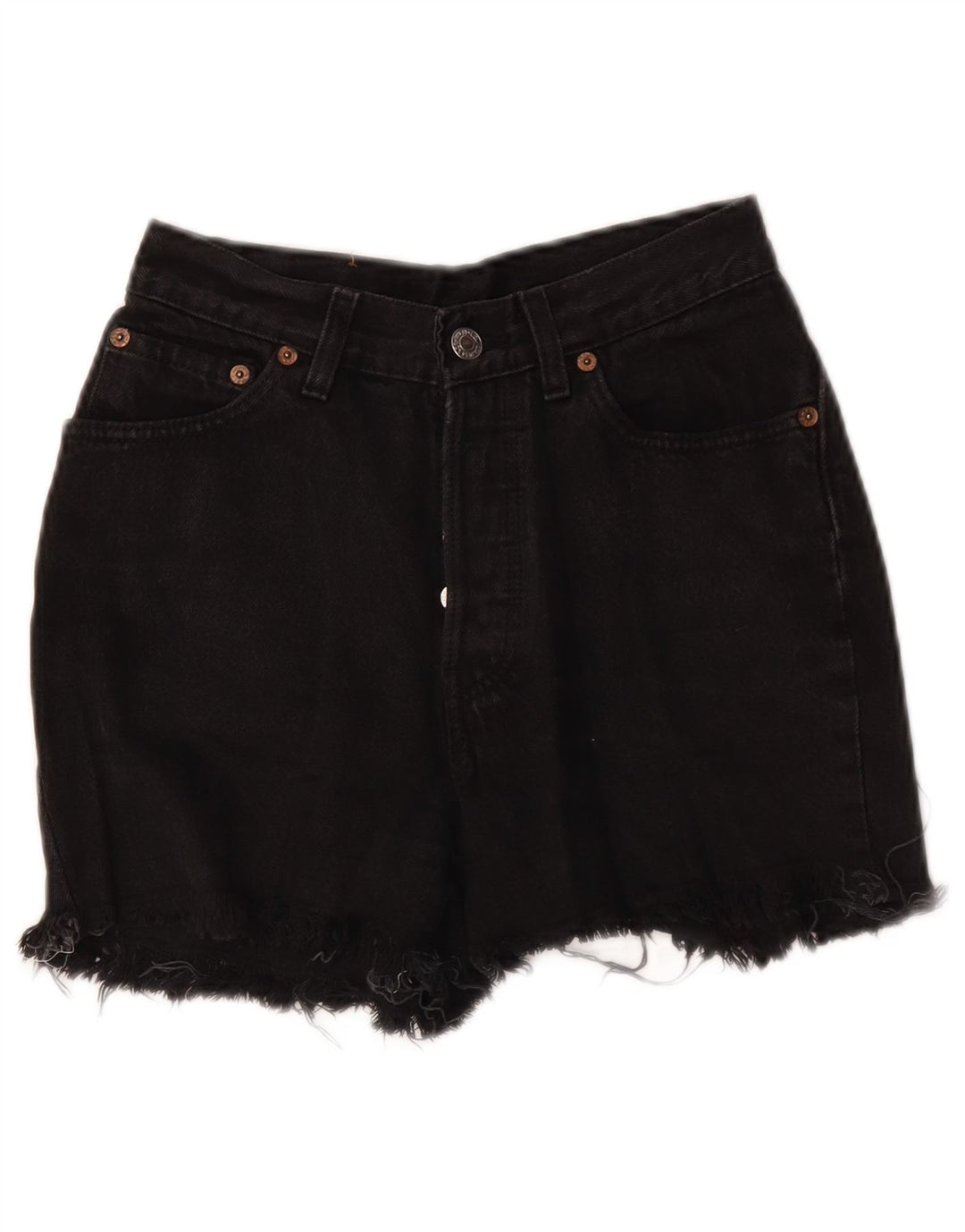 Женские джинсовые шорты Levi's W24 XS черные