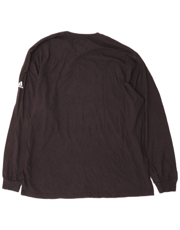 Adidas Haut graphique à manches longues pour homme en coton noir 2XL