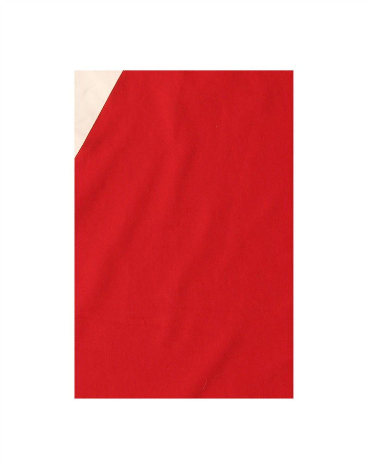 ADIDAS Mens Climalite Graphic T-Shirt Top Small Red Colourblock Polyester Vintage Adidas and Second-Hand Adidas from Messina Hembry 