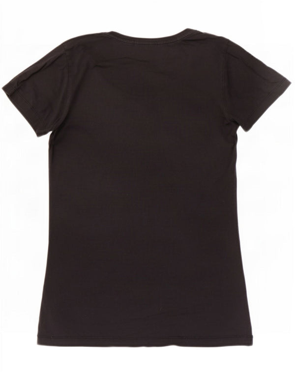 Damska koszulka z grafiką Diesel Top UK 8 Small Black