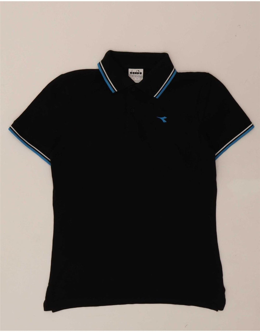 DIADORA Mens Polo Shirt XS Black