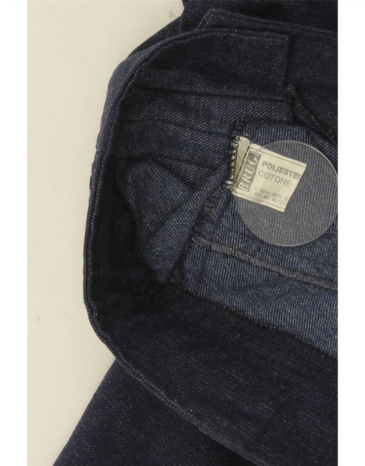 Brugi Womens A-Line Skirt W30 Medium Navy Blue Polyester