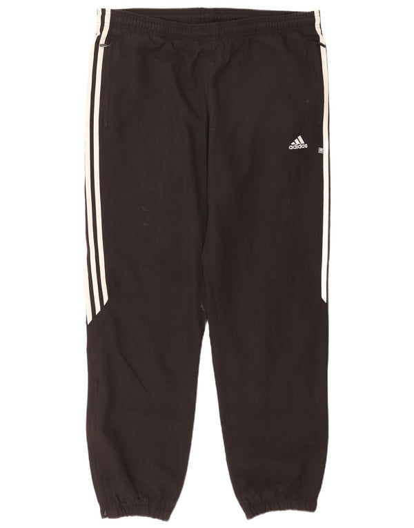 Pantaloni da tuta da uomo Adidas Joggers medi neri poliestere sportivi