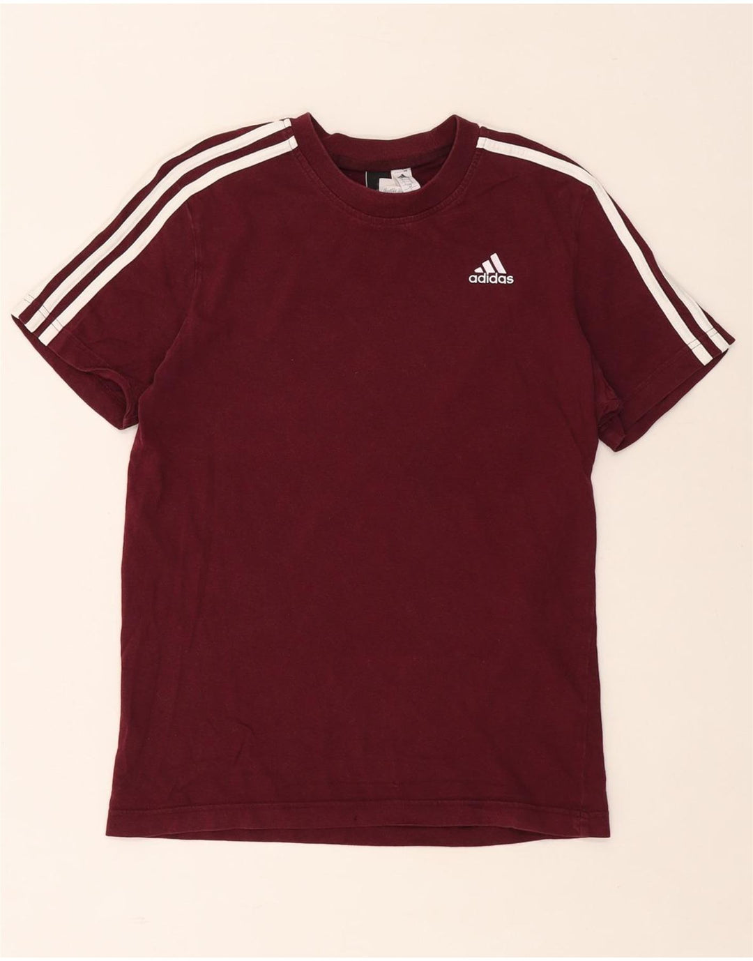 T-shirt ADIDAS da uomo Top piccola marrone in cotone