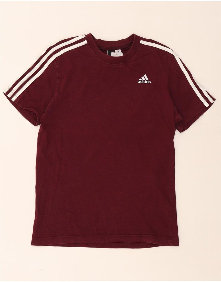T-shirt ADIDAS da uomo Top piccola marrone in cotone
