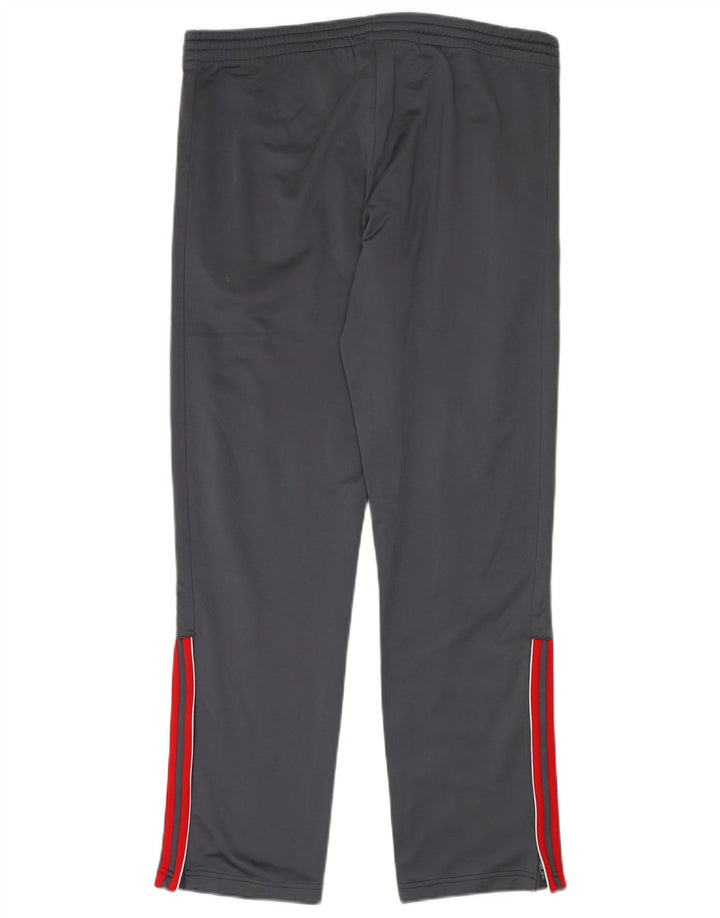 ADIDAS Mens Tracksuit Trousers UK 38/40 Medium Grey Polyester