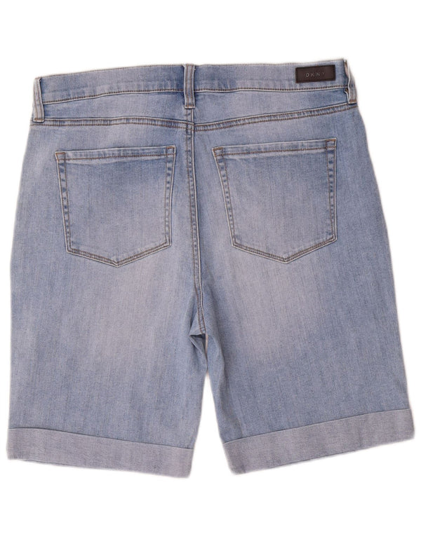 Pantaloncini di jeans da donna Dkny US 14 XL W32 cotone blu