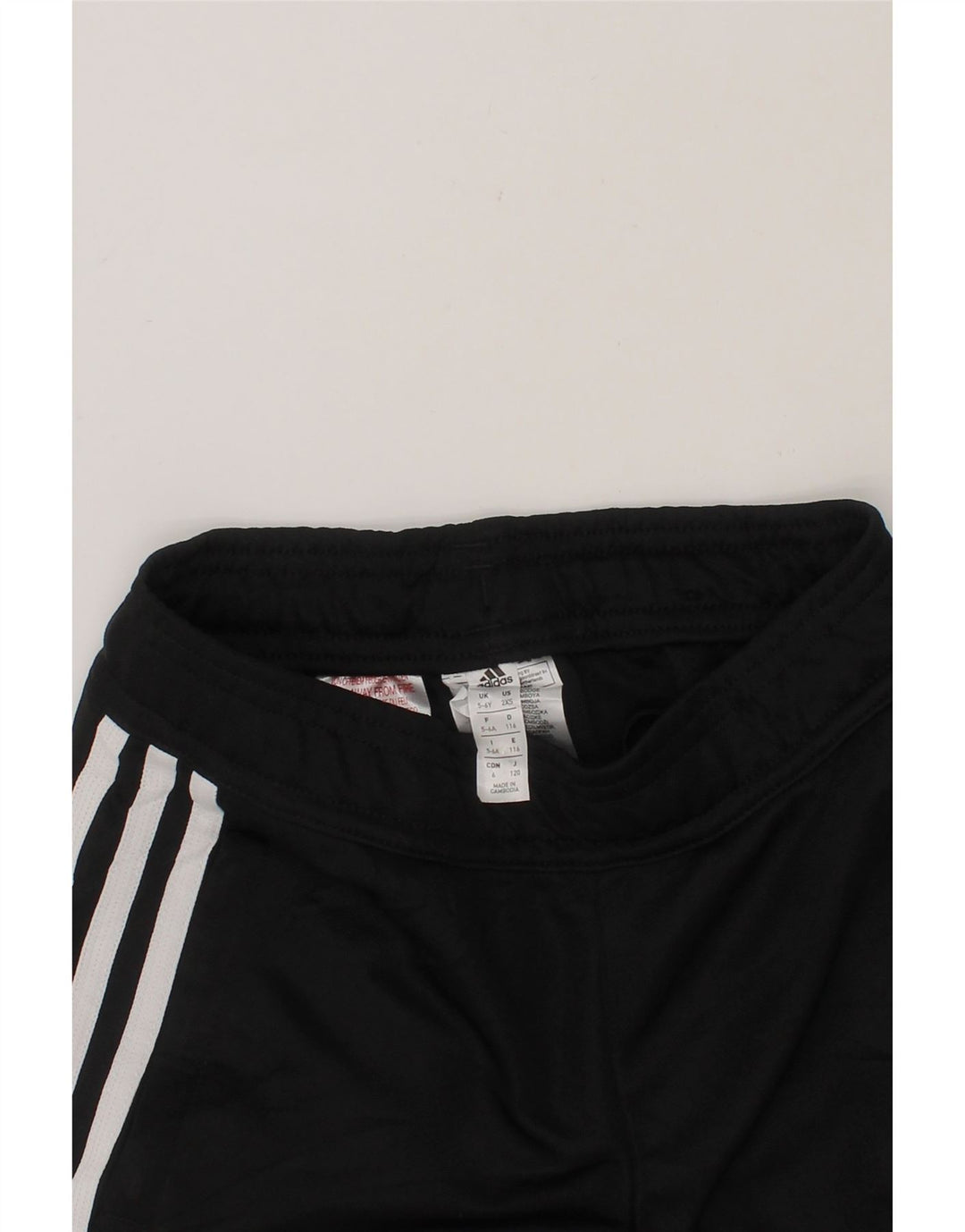 ADIDAS Boys Climacool Tracksuit Trousers 5-6 Years Black Polyester Vintage Adidas and Second-Hand Adidas from Messina Hembry 