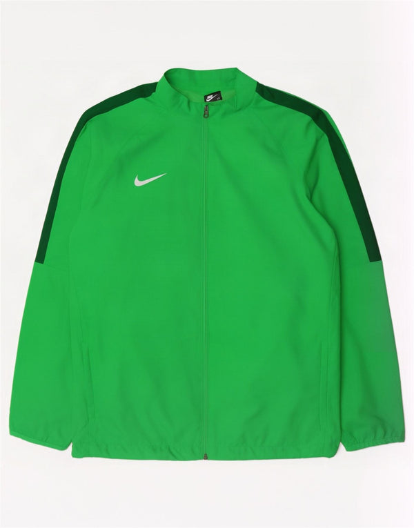 Męska kurtka dresowa Nike Dri Fit 2XL Zielony poliester z blokami kolorów