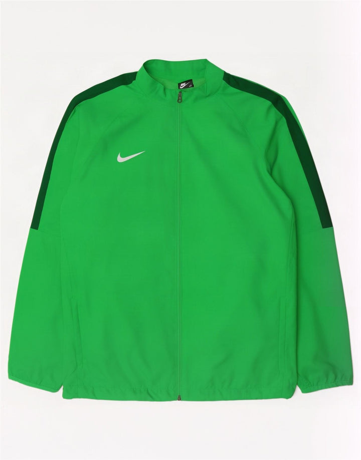 Męska kurtka dresowa Nike Dri Fit 2XL Zielony poliester z blokami kolorów