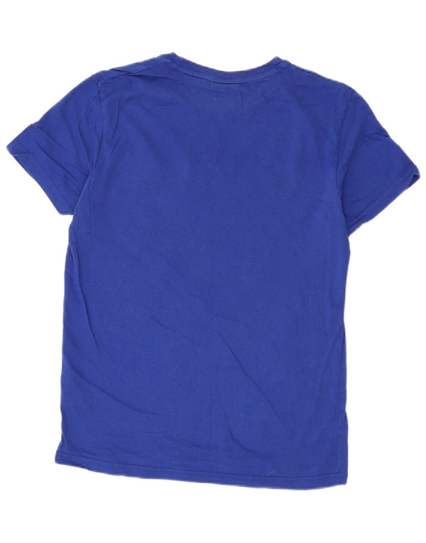 Superdry Mens T-Shirt Top Medium Blue Cotton