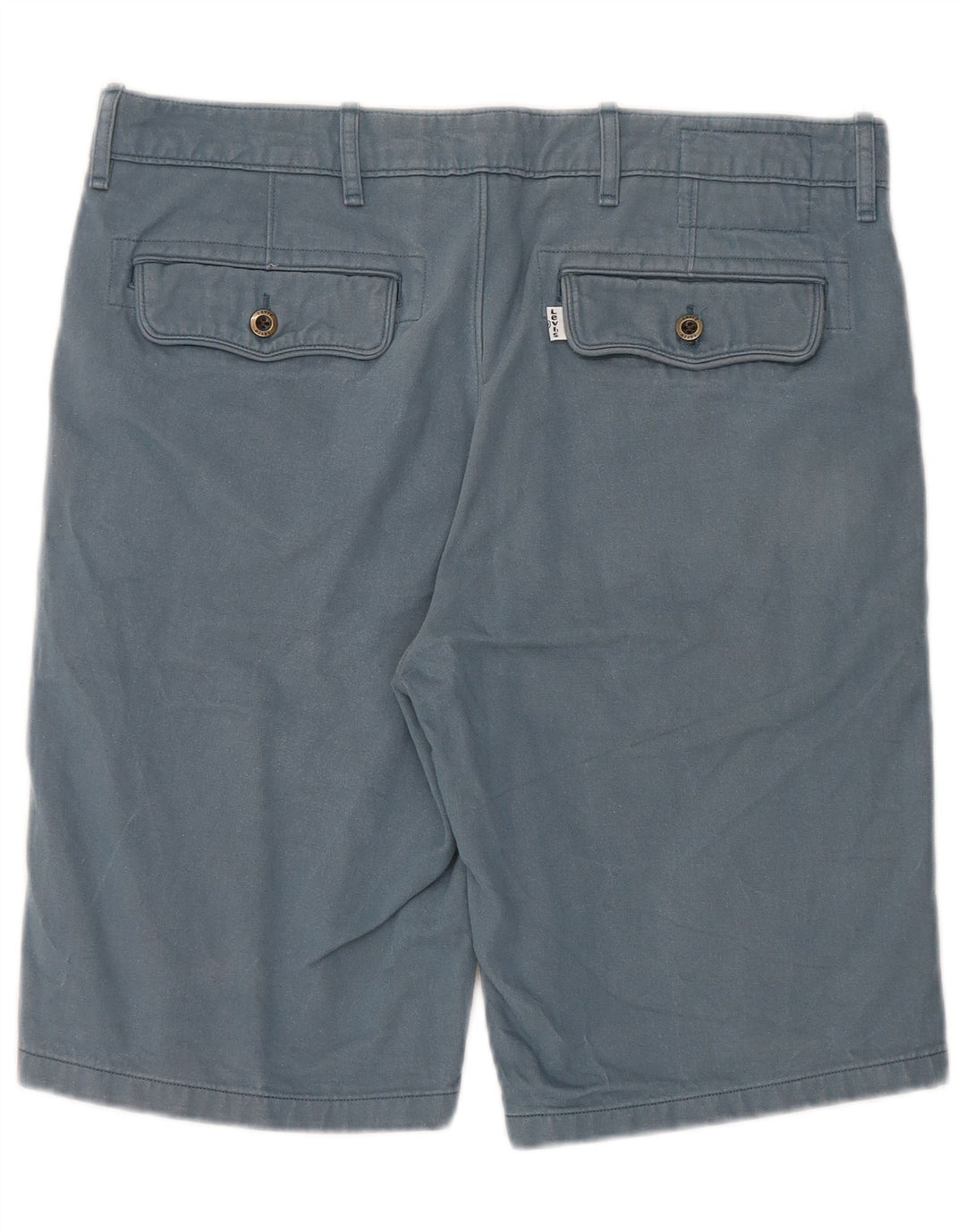 Levi's Mens Chino Shorts W34 Large Blue Cotton