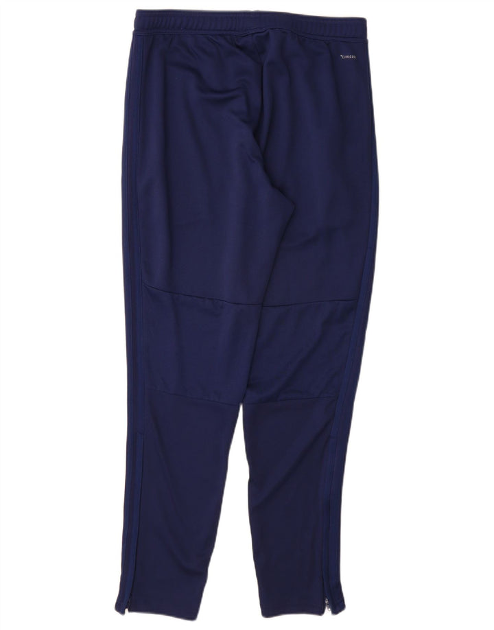 Adidas Mens Climacool Tracksuit Trousers Medium Navy Blue Polyester