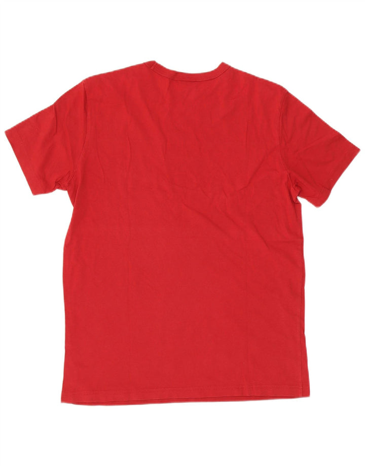 Champion Herren Grafik-T-Shirt-Oberteil Mittelrot