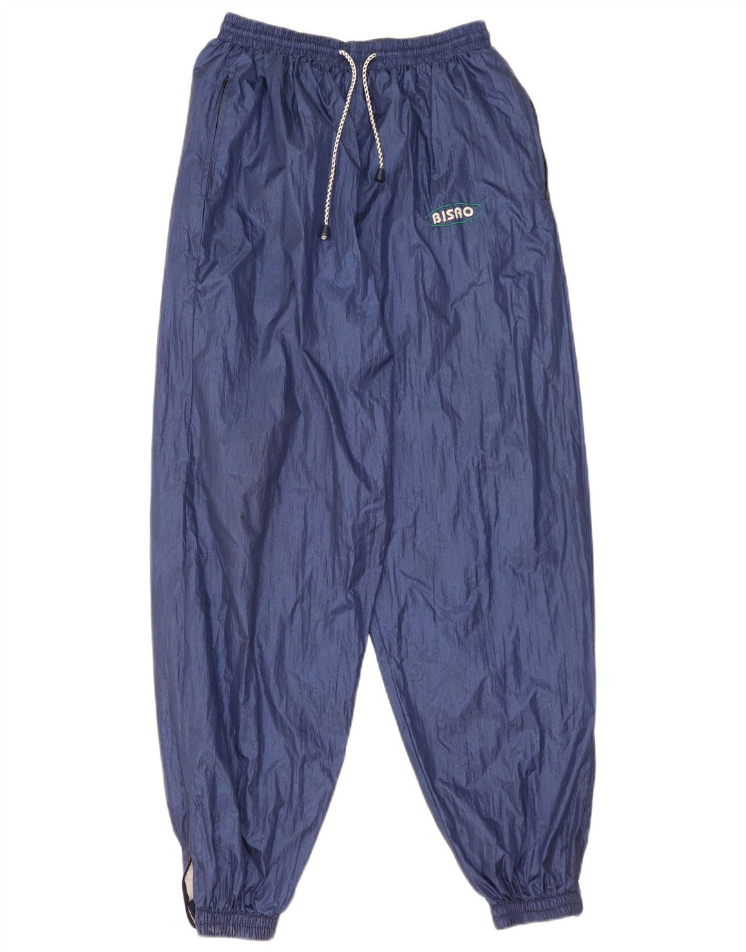 Vintage Mens Waterproof Trousers Medium  Blue