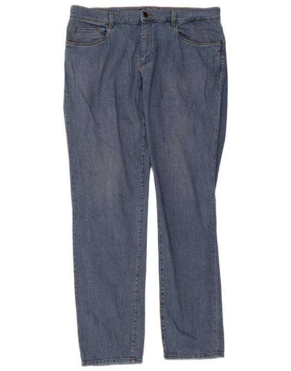 Trussardi Mens Straight Jeans W40 L36 Blue