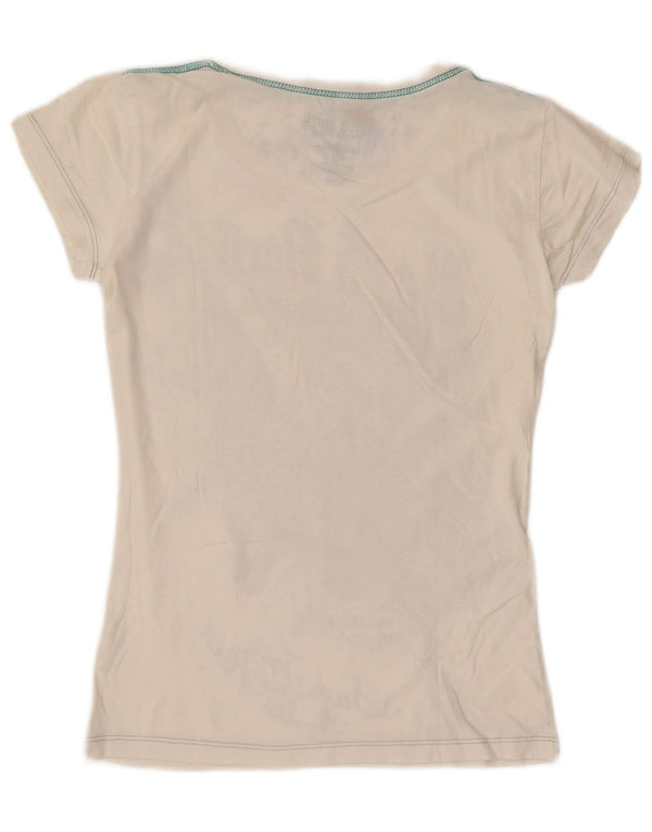 Hard Rock Cafe Womens San Jose Costa Rica Graphic T-Shirt Top UK 6 XS White