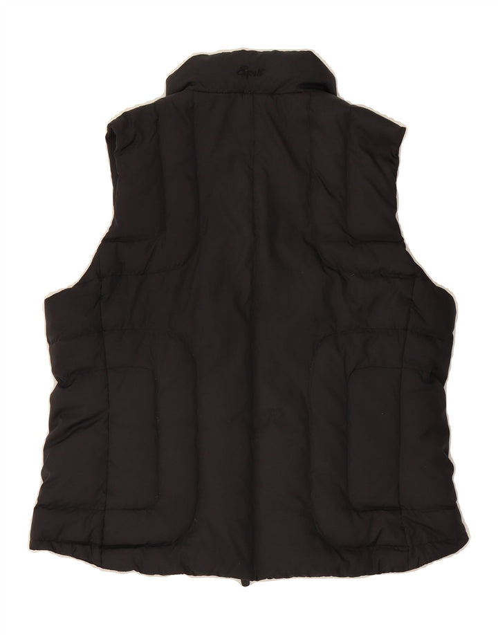 ESPRIT Womens Padded Gilet UK 16 Large Black Polyester Vintage Esprit and Second-Hand Esprit from Messina Hembry 