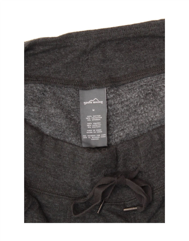 EDDIE BAUER Womens Tracksuit Trousers UK 12 Medium  Grey Cotton Vintage Eddie Bauer and Second-Hand Eddie Bauer from Messina Hembry 