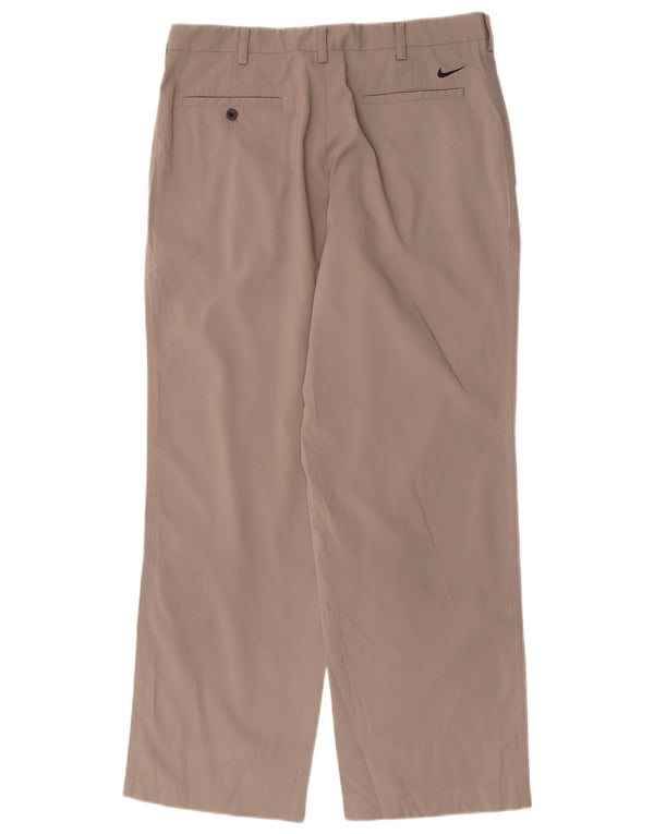 Pantaloni chino dritti Nike Dri Fit da uomo W34 L32 Grigi