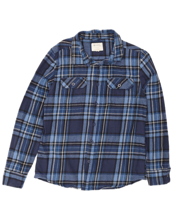 Mountain Warehouse Mens Flannel Shirt Medium Navy Blue Check