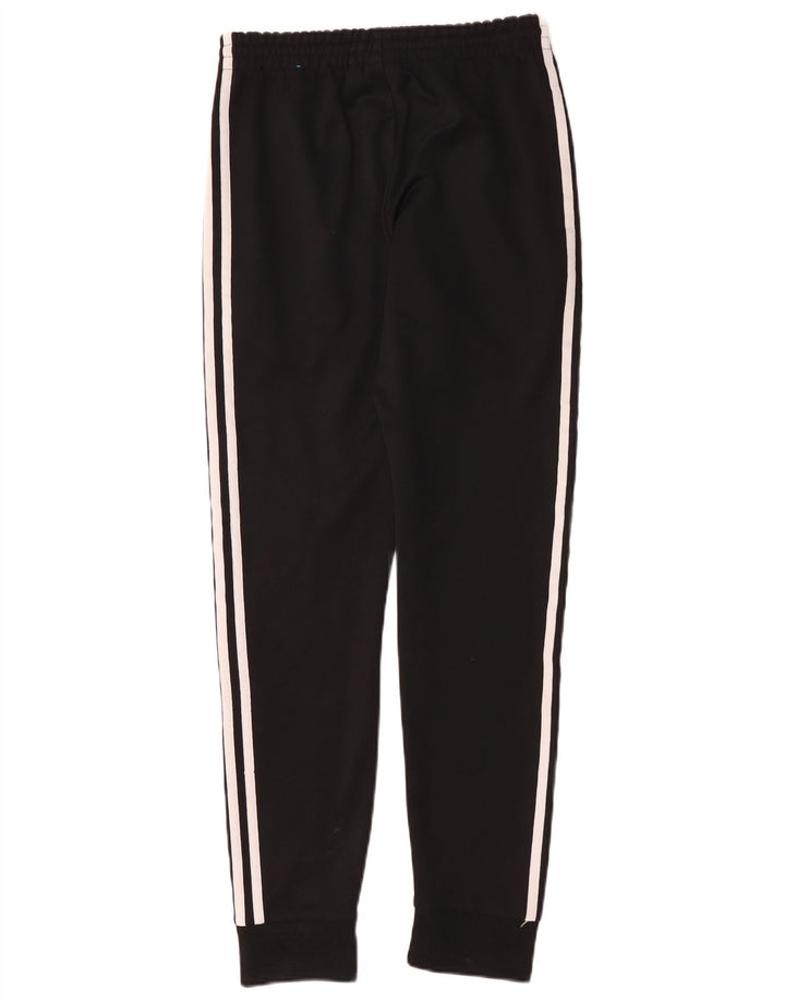 Adidas Mens Tracksuit Trousers Joggers Small Black Polyester