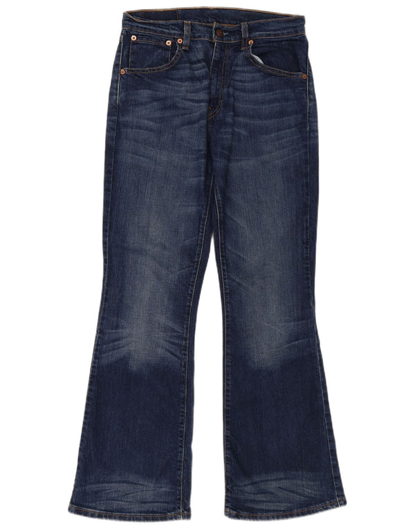 Levi's Womens 525 Bootcut Jeans W30 L30 Navy Blue Cotton