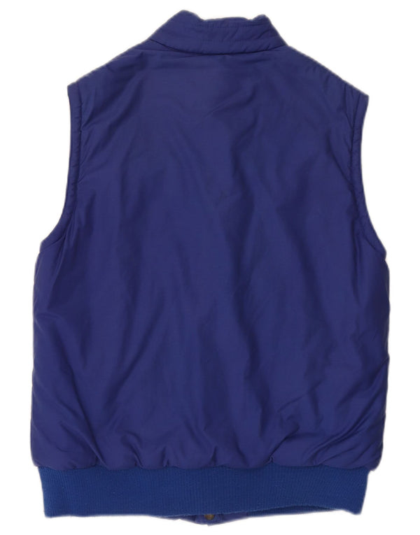 MC Kee's Mens megfordítható Gilet IT 44 XS kék pamut
