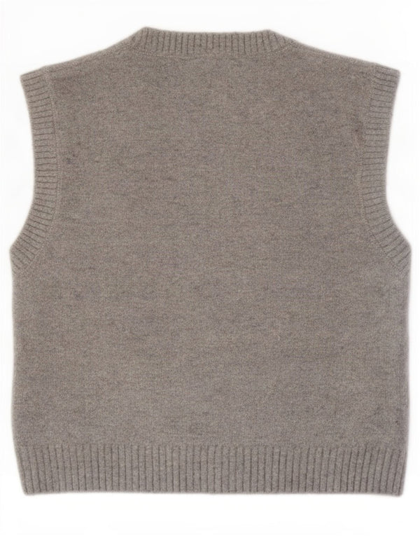 Zara Womens Vest Débardeur UK 10 Petit Gris