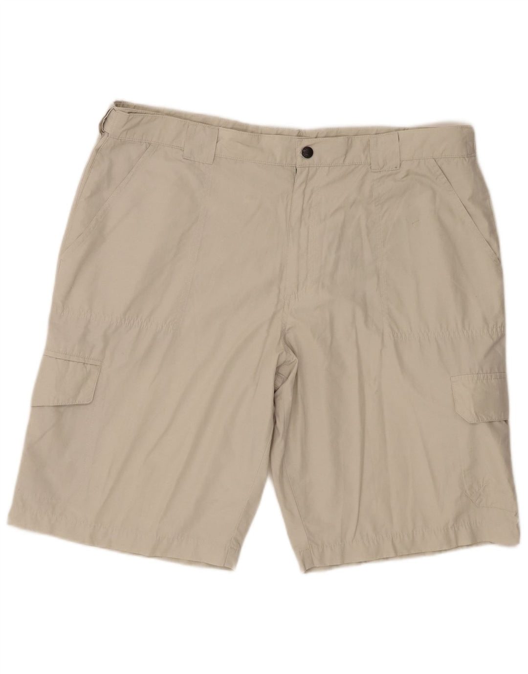 Marks & Spencer Mens Cargo Shorts W40 XL Beige Cotton