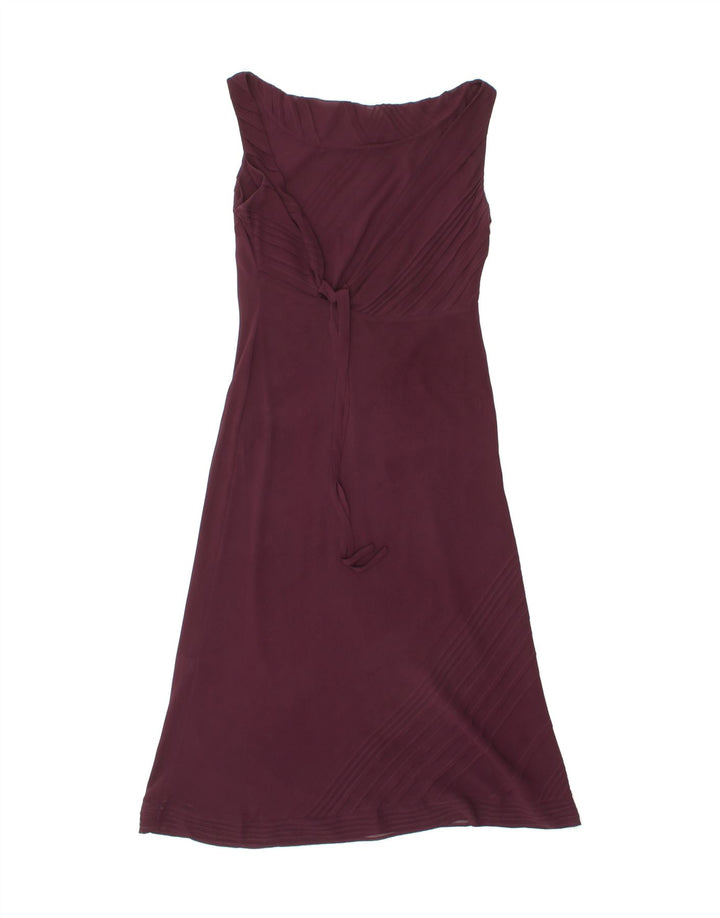COAST Womens Sleeveless A-Line Dress UK 12 Medium Purple Polyester Vintage Coast and Second-Hand Coast from Messina Hembry 