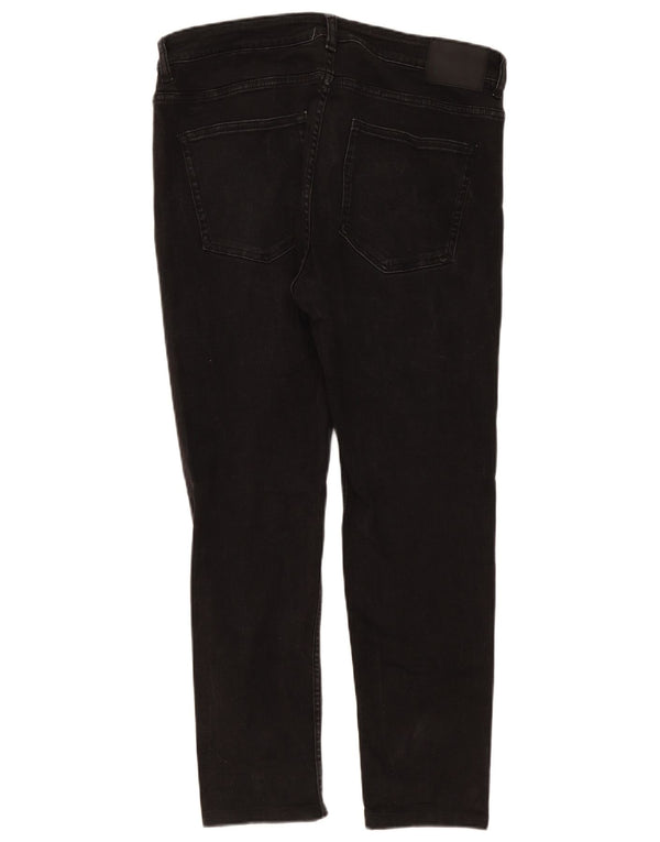 Zara Mens Slim Jeans EU 46 XL W36 L28 Black