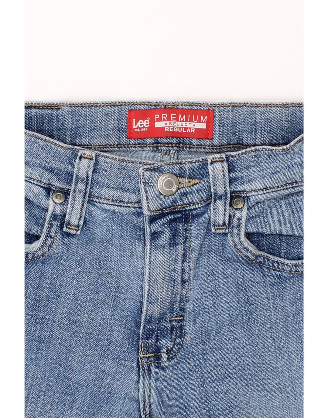 LEE Boys Regular Denim Shorts 11-12 Years W26 Blue Cotton Vintage Lee and Second-Hand Lee from Messina Hembry 