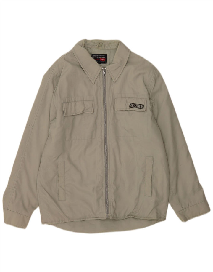 Giacca utility da uomo Levi's UK 40 Large Grigia in poliammide