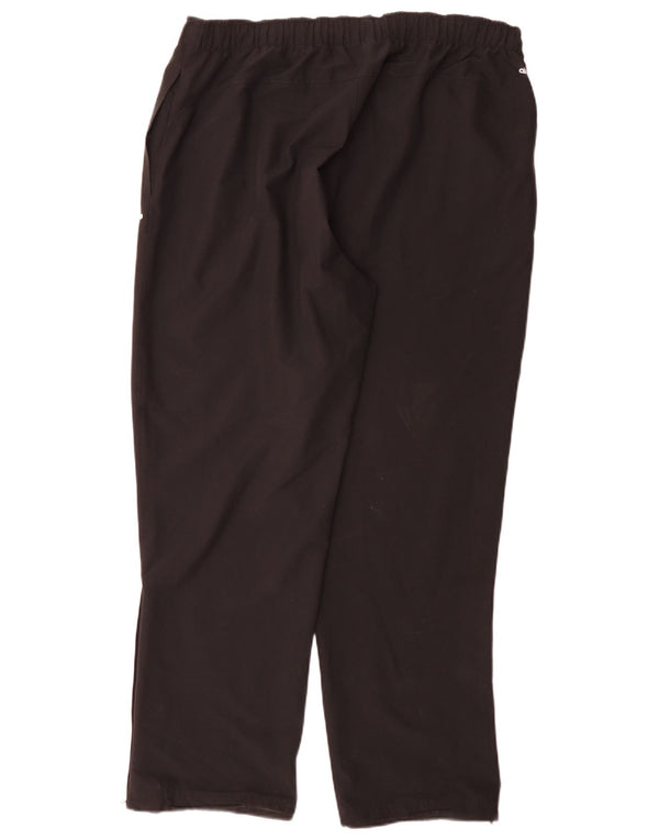 Pantaloni da tuta Adidas Climalite da uomo XL poliestere nero