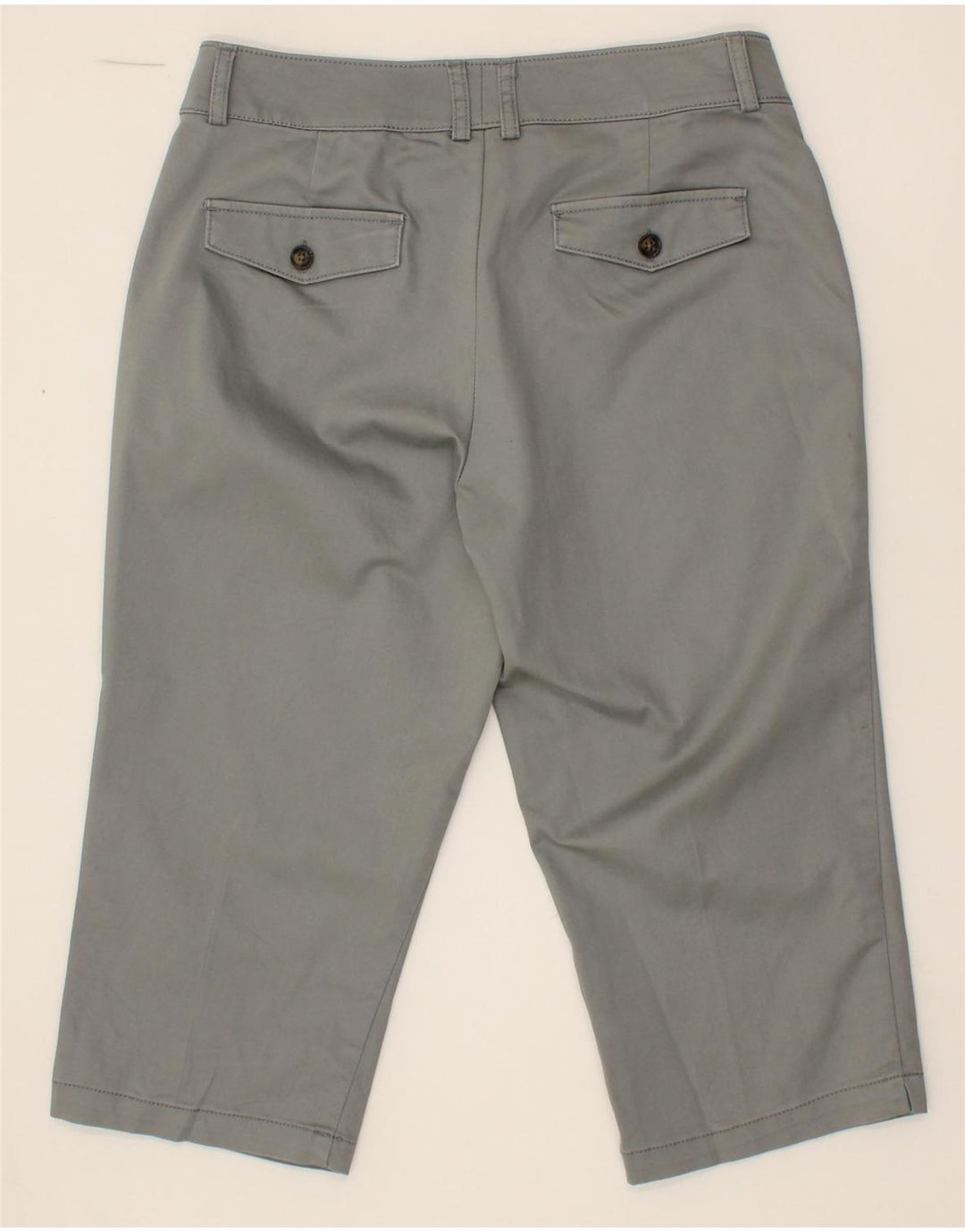 DOCKERS Womens Bermuda Shorts US 8 Medium W30 Grey Polyester Vintage Dockers and Second-Hand Dockers from Messina Hembry 