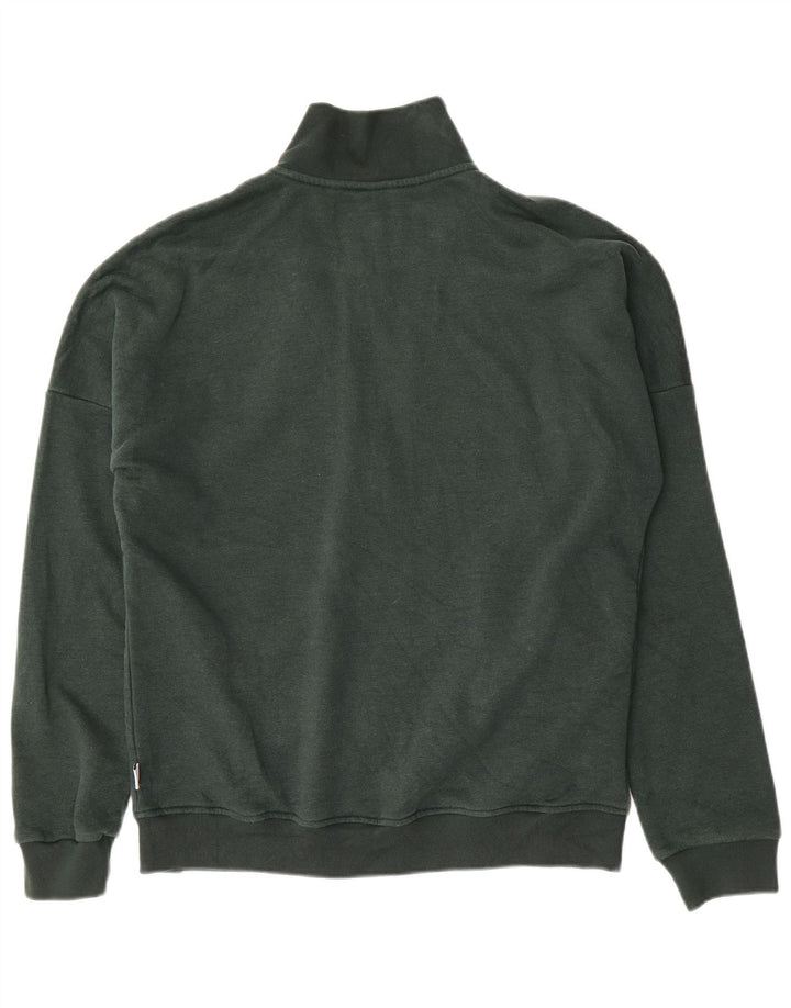 Adidas Mens Tracksuit Top Jacket Medium Green Cotton