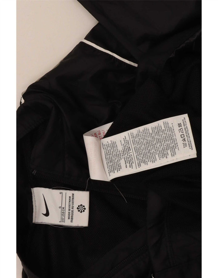 Giacca antipioggia Nike da bambino 12-13 anni Large nera in poliestere