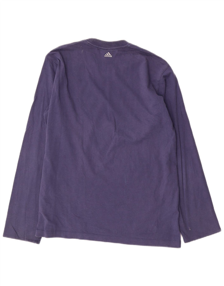 Adidas Herre Top Langærmet Medium Navyblå Bomuld